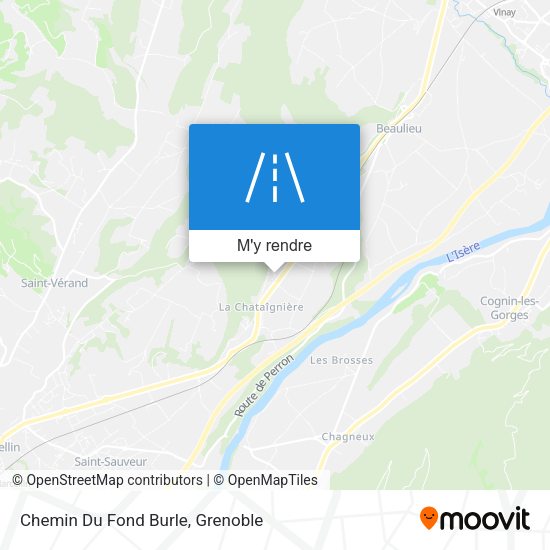 Chemin Du Fond Burle plan