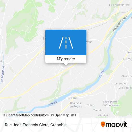 Rue Jean Francois Clerc plan