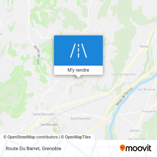 Route Du Barret plan