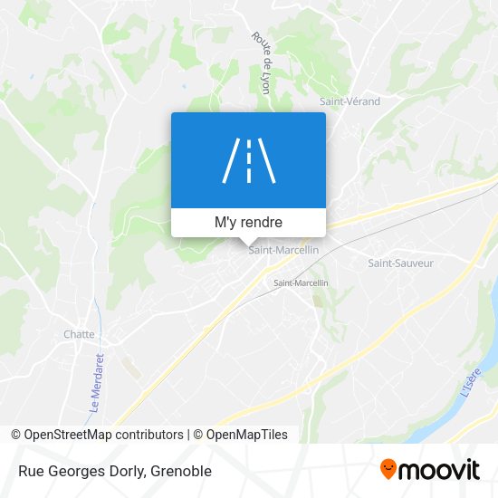 Rue Georges Dorly plan