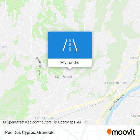 Rue Des Cyprès plan