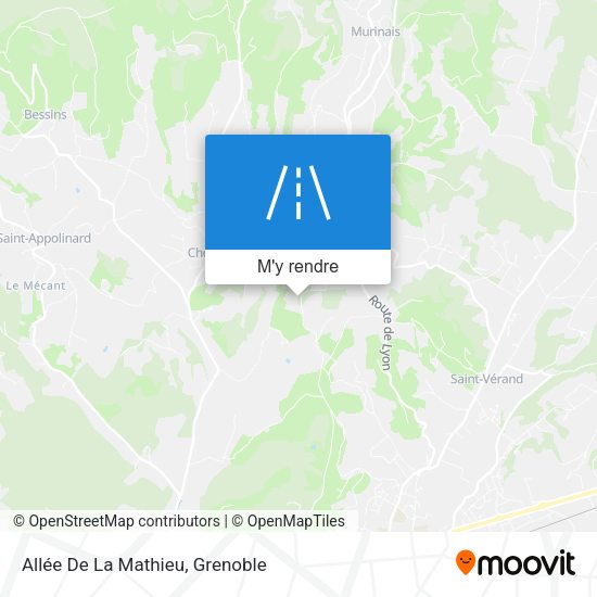 Allée De La Mathieu plan
