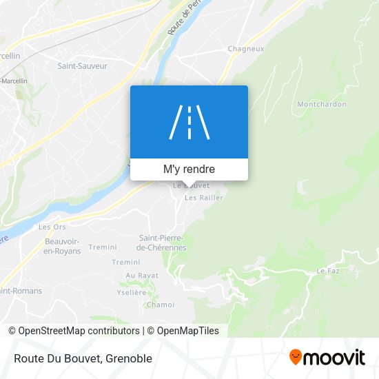 Route Du Bouvet plan