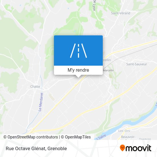 Rue Octave Glénat plan