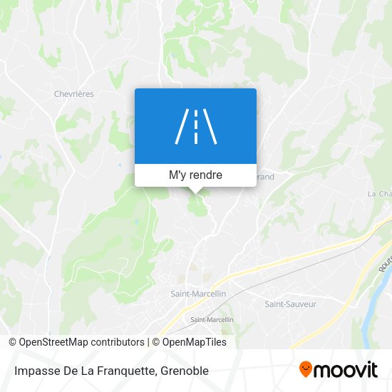Impasse De La Franquette plan