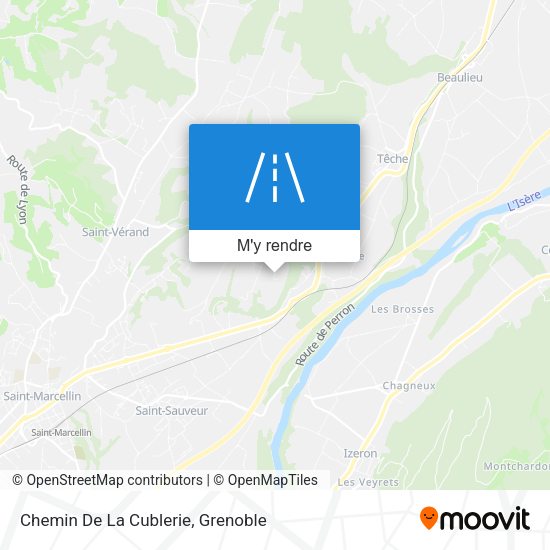 Chemin De La Cublerie plan