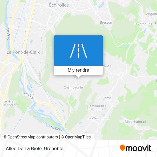 Allée De La Biole plan