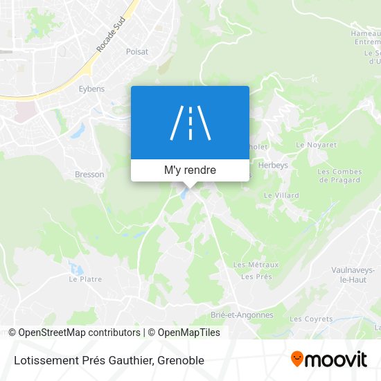 Lotissement Prés Gauthier plan