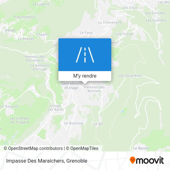Impasse Des Maraîchers plan