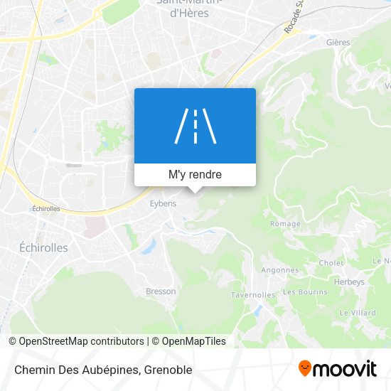 Chemin Des Aubépines plan