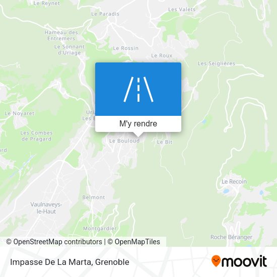 Impasse De La Marta plan
