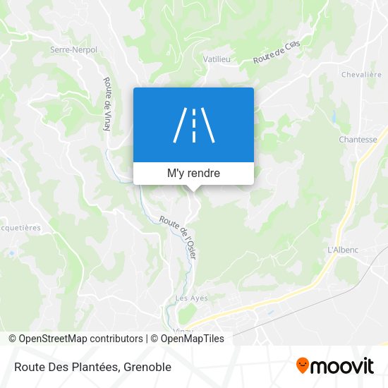 Route Des Plantées plan