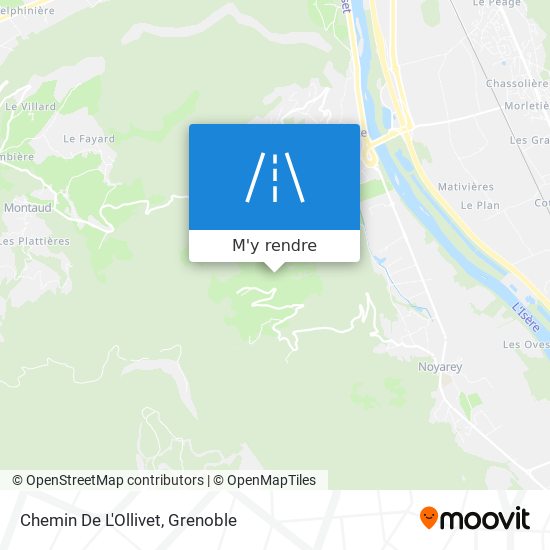 Chemin De L'Ollivet plan