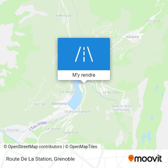 Route De La Station plan