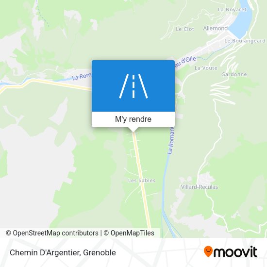 Chemin D'Argentier plan