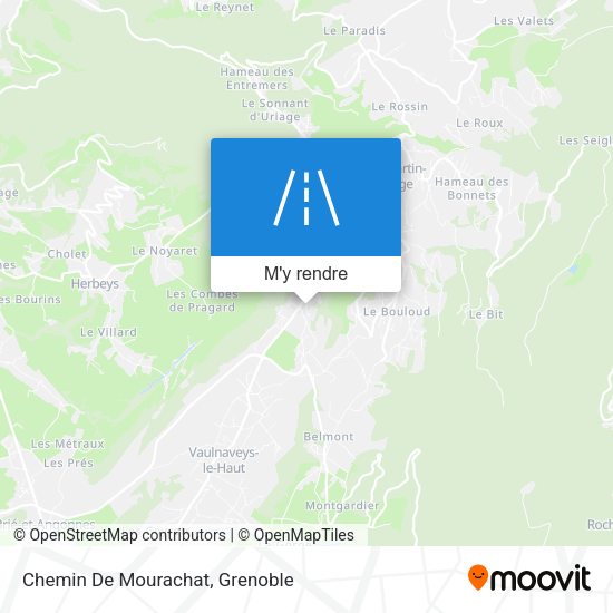 Chemin De Mourachat plan