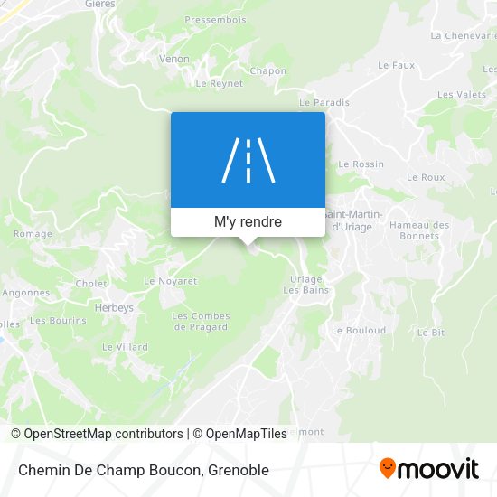 Chemin De Champ Boucon plan