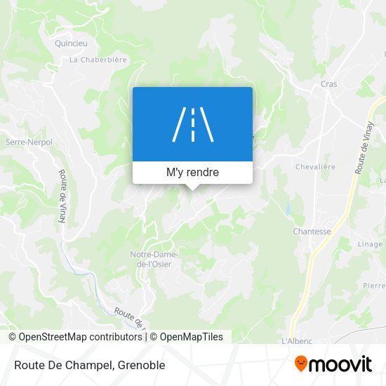 Route De Champel plan