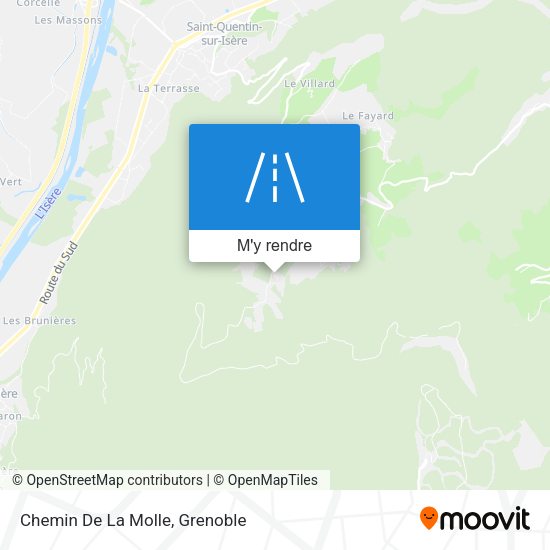Chemin De La Molle plan
