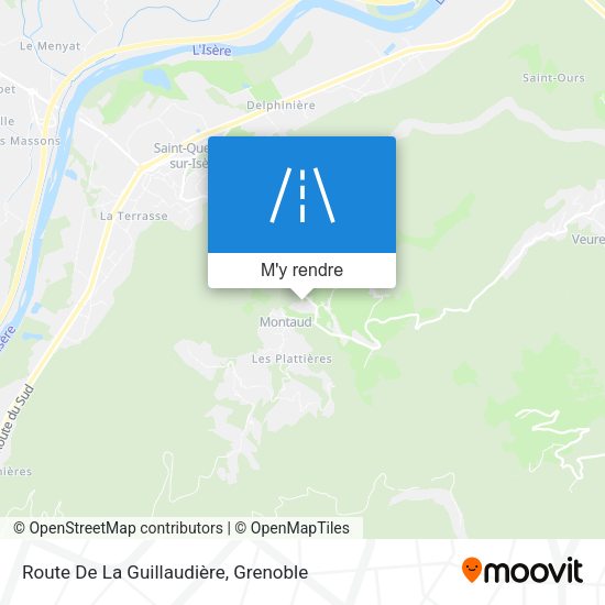 Route De La Guillaudière plan
