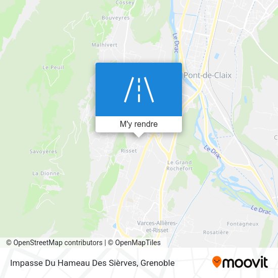 Impasse Du Hameau Des Sièrves plan