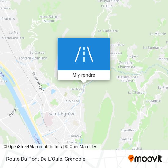 Route Du Pont De L’Oule plan