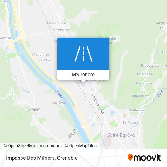 Impasse Des Mûriers plan