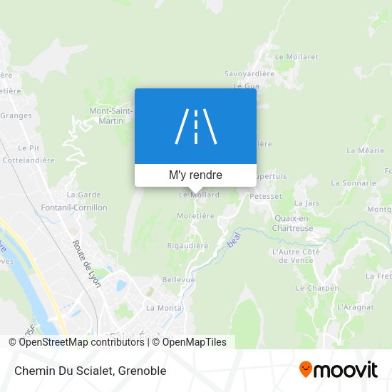Chemin Du Scialet plan