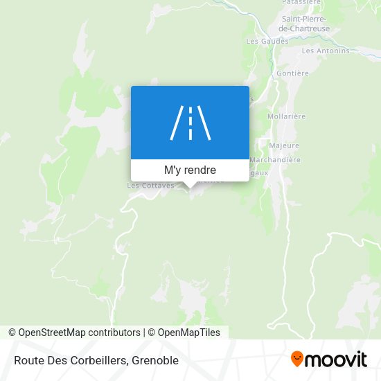 Route Des Corbeillers plan