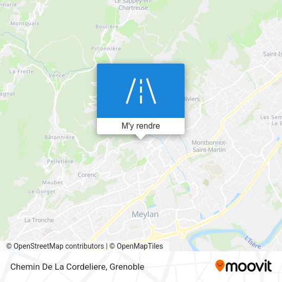 Chemin De La Cordeliere plan