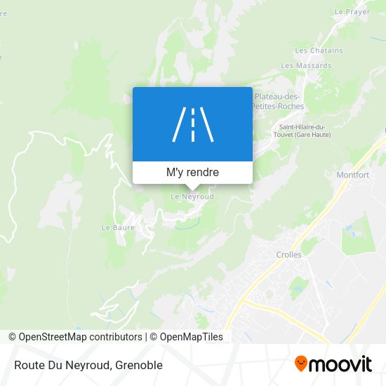 Route Du Neyroud plan