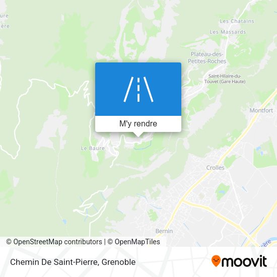 Chemin De Saint-Pierre plan