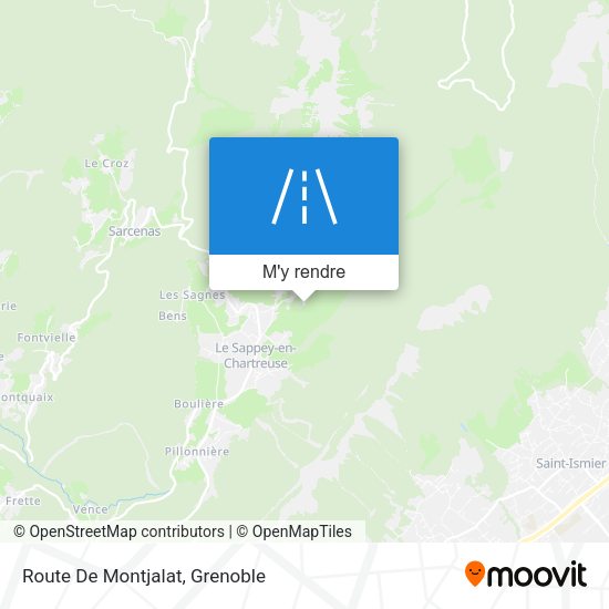 Route De Montjalat plan