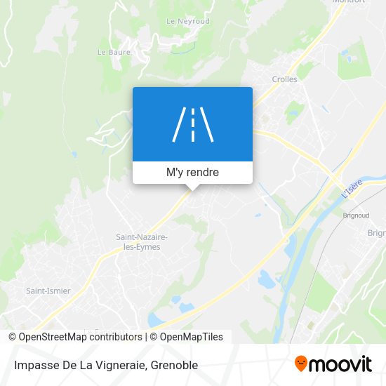 Impasse De La Vigneraie plan