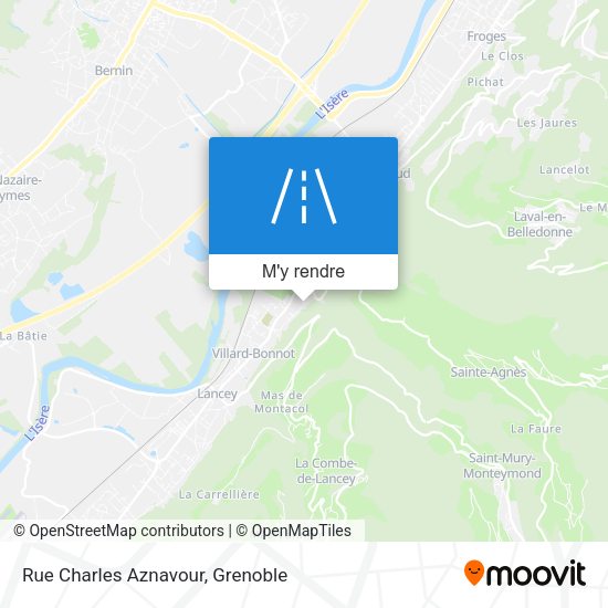 Rue Charles Aznavour plan
