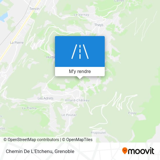 Chemin De L'Etchenu plan