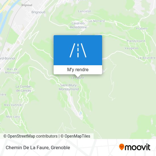 Chemin De La Faure plan