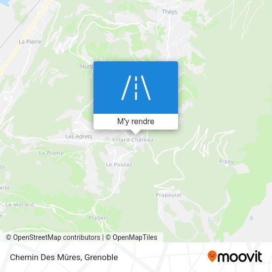 Chemin Des Mûres plan