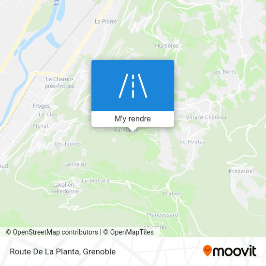 Route De La Planta plan