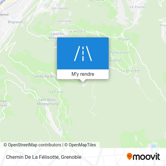 Chemin De La Félisotte plan