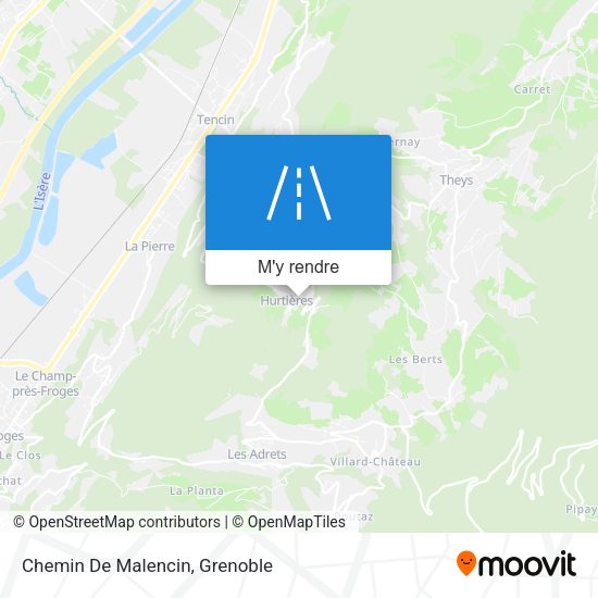 Chemin De Malencin plan