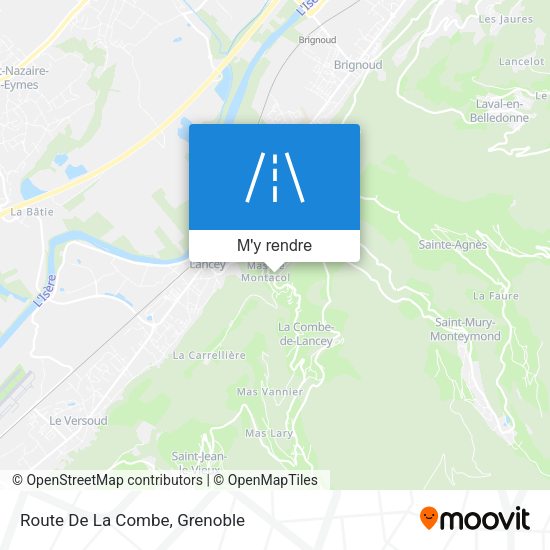 Route De La Combe plan