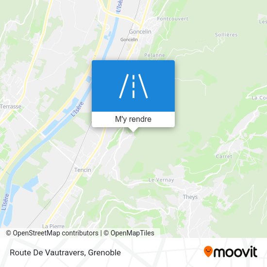 Route De Vautravers plan