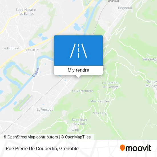 Rue Pierre De Coubertin plan