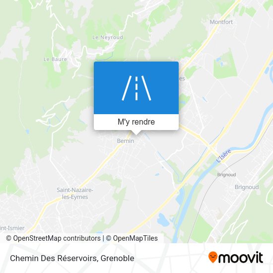 Chemin Des Réservoirs plan