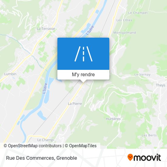 Rue Des Commerces plan