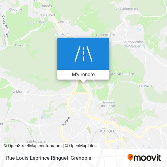 Rue Louis Leprince Ringuet plan