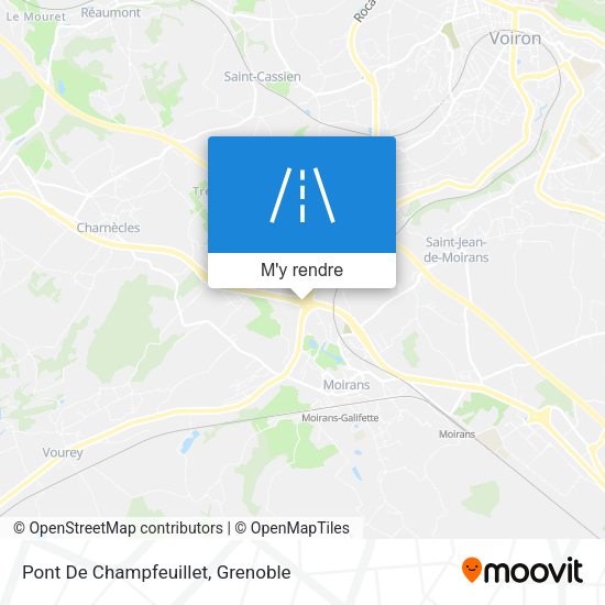 Pont De Champfeuillet plan