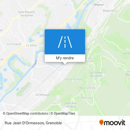 Rue Jean D'Ormesson plan