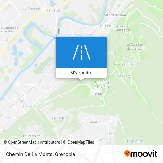 Chemin De La Monta plan